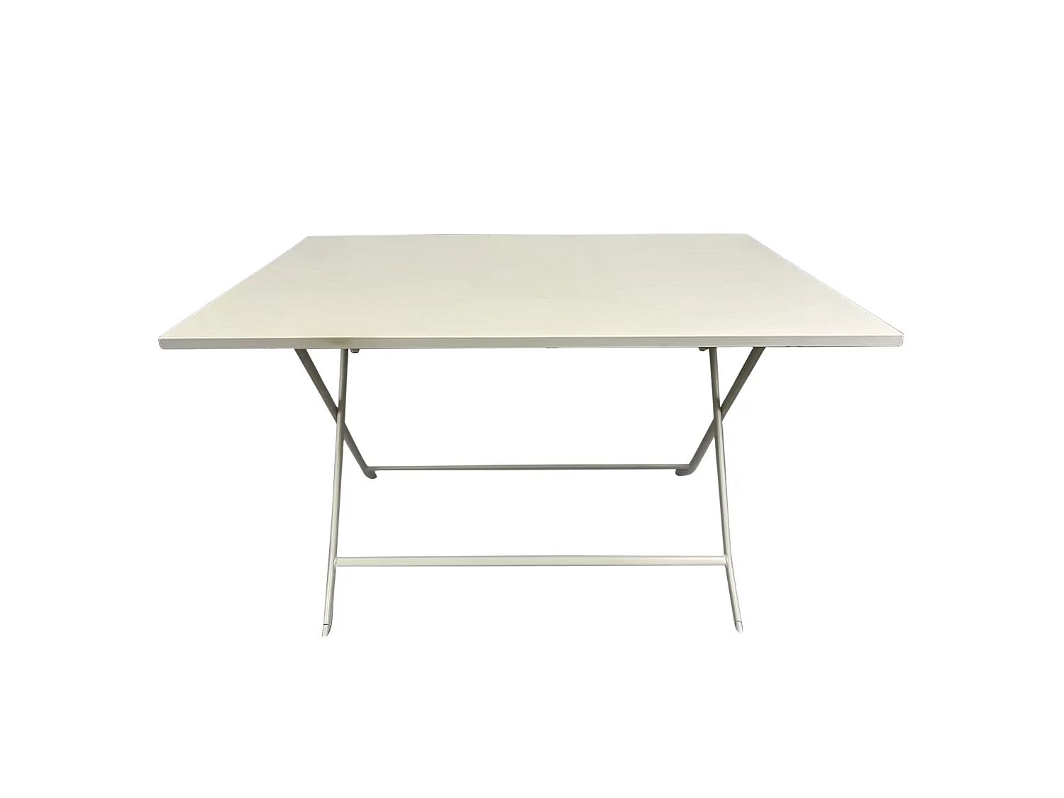 Conjunto de jardim Greensboro bege: mesa e 4 cadeiras dobráveis