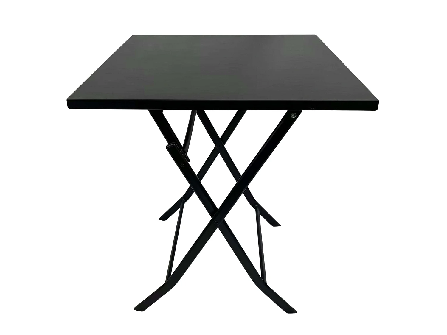 Pack Greensboro exterior Negro mesa y 2 sillas plegables