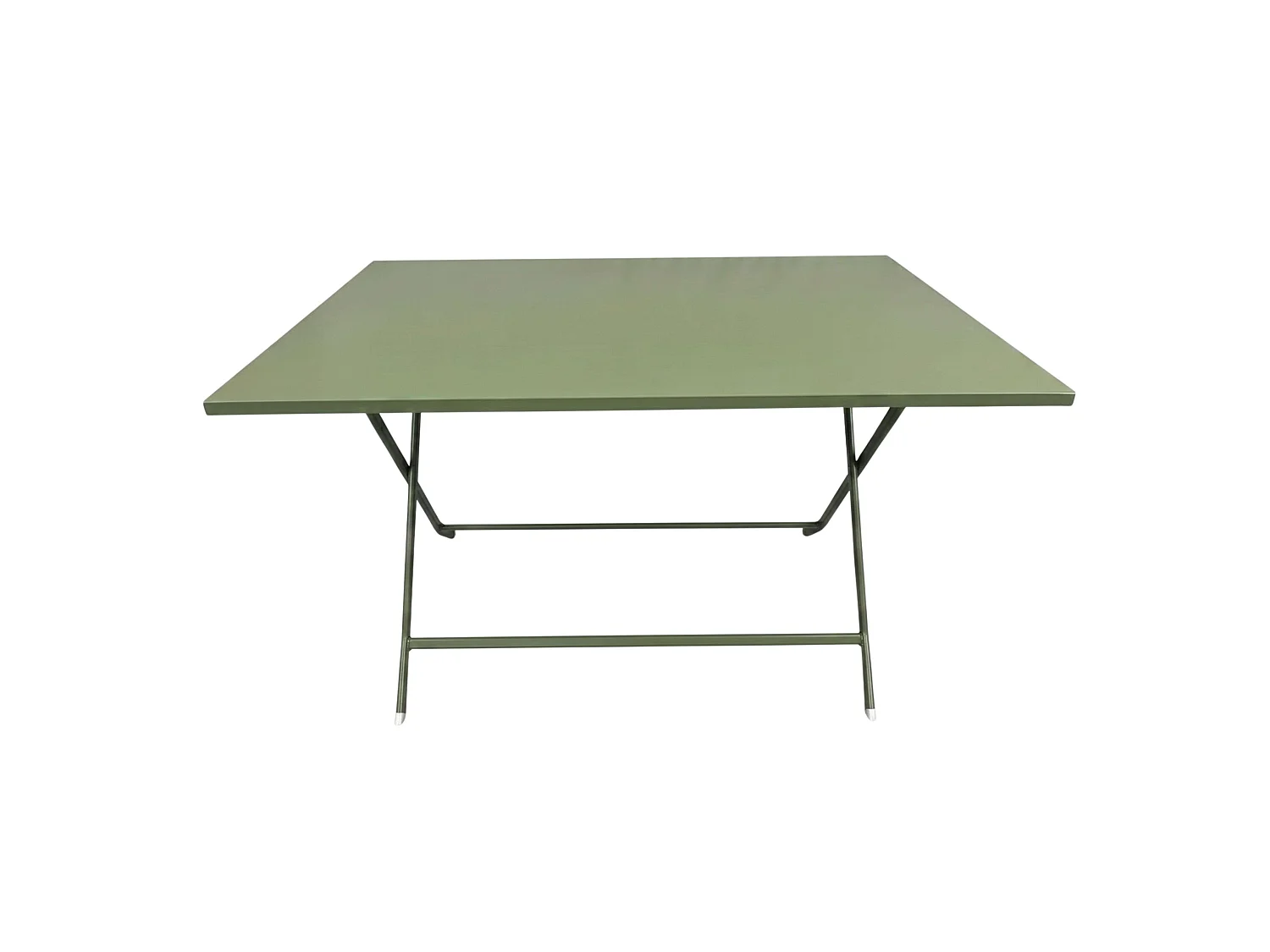 Conjunto de jardim Greensboro Olive Green: mesa e 4 cadeiras