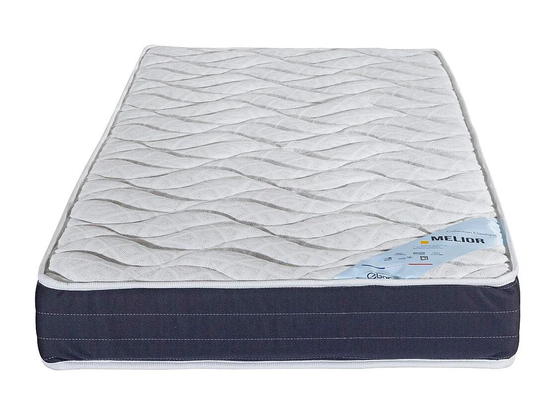 Matelas 80x190 Melior - Mousse - Hauteur 20 cm - 3 zones - Soutien ferme