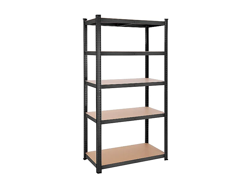 Schwerlastregal mit 5 verstellbaren Ebenen - H200 cm