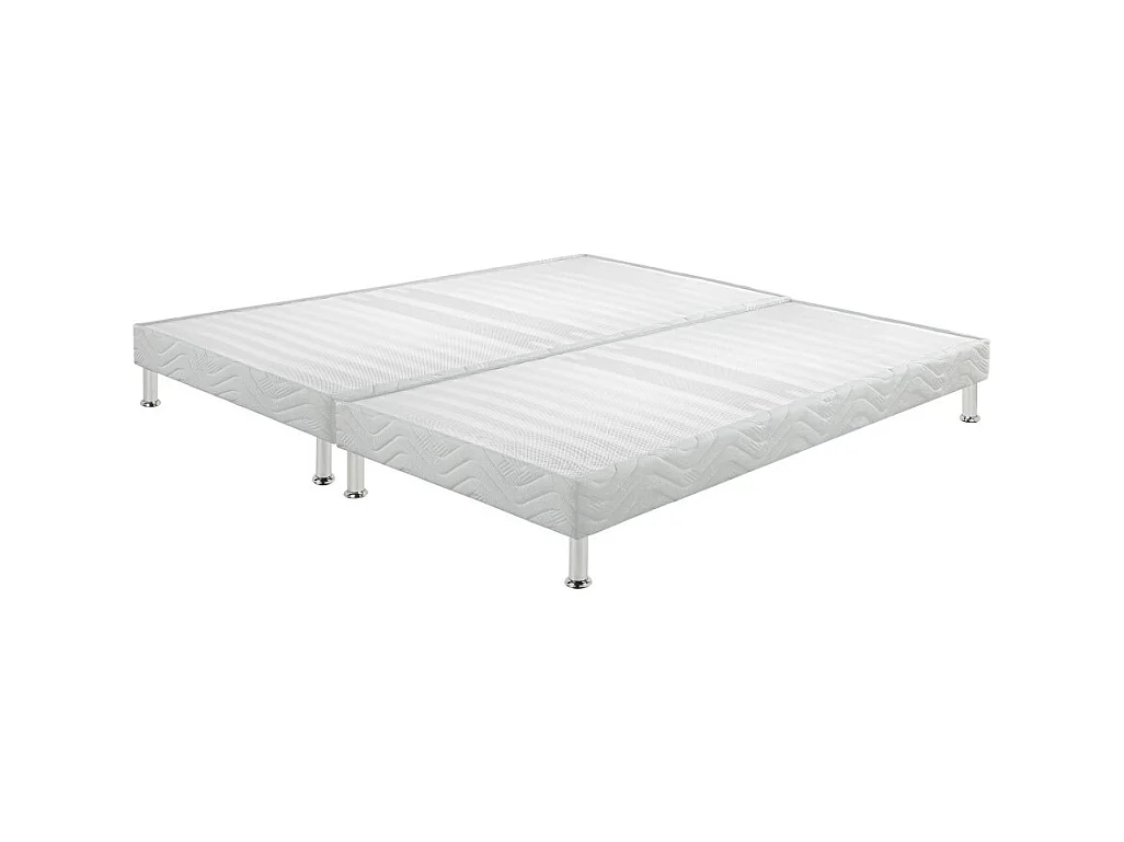 Matelas + sommier tapissier 2x80x200 Mousse - Myriade - Soutien medium