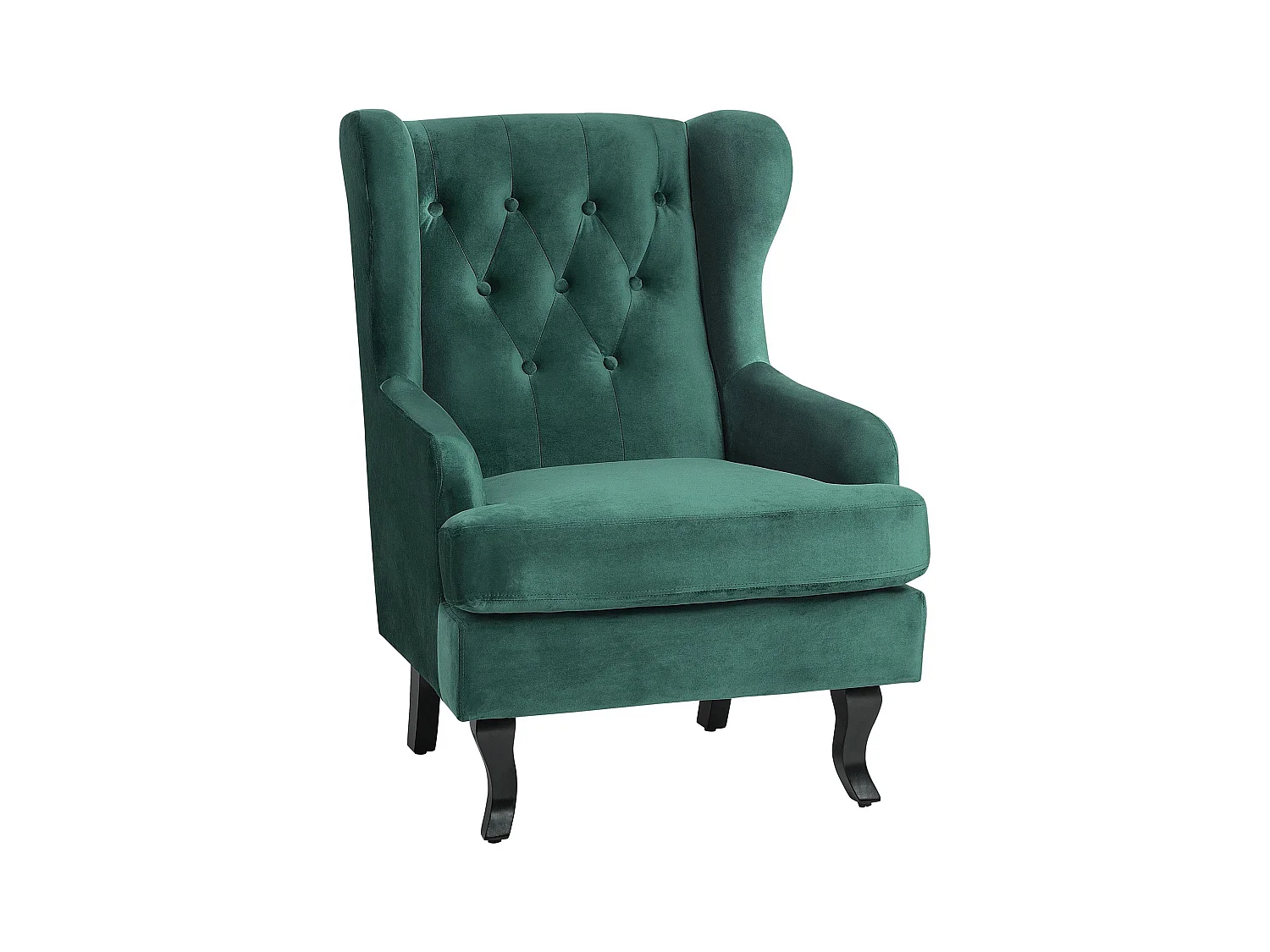 Fauteuil ALTA Velours Vert foncé