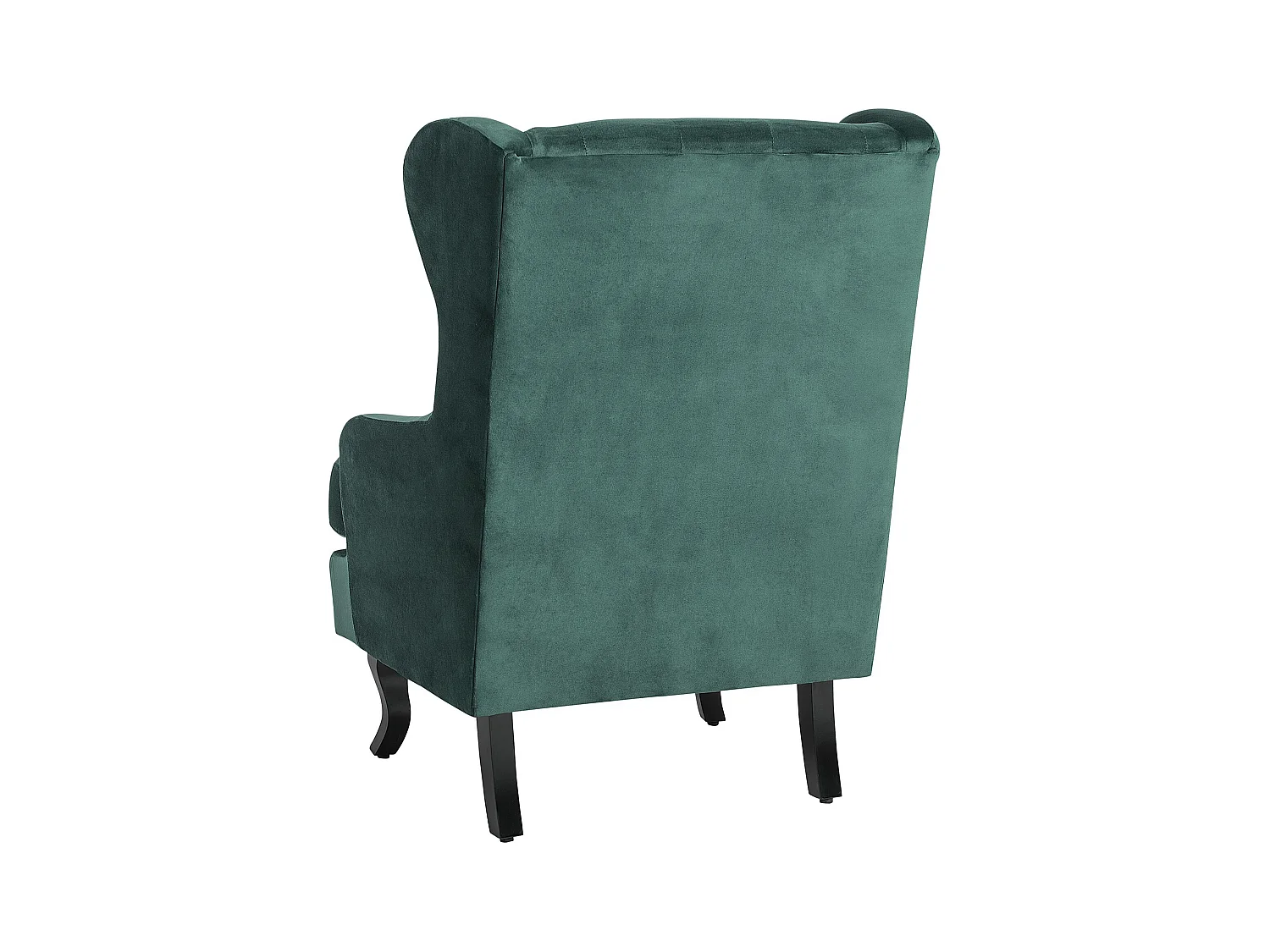 Poltrona ALTA Velluto Verde scuro