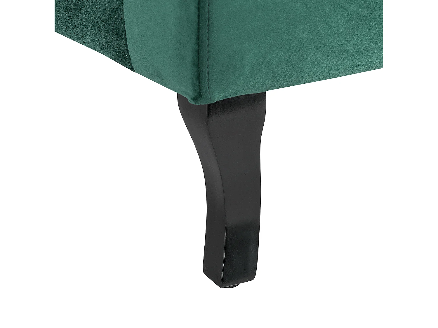 Poltrona ALTA Velluto Verde scuro