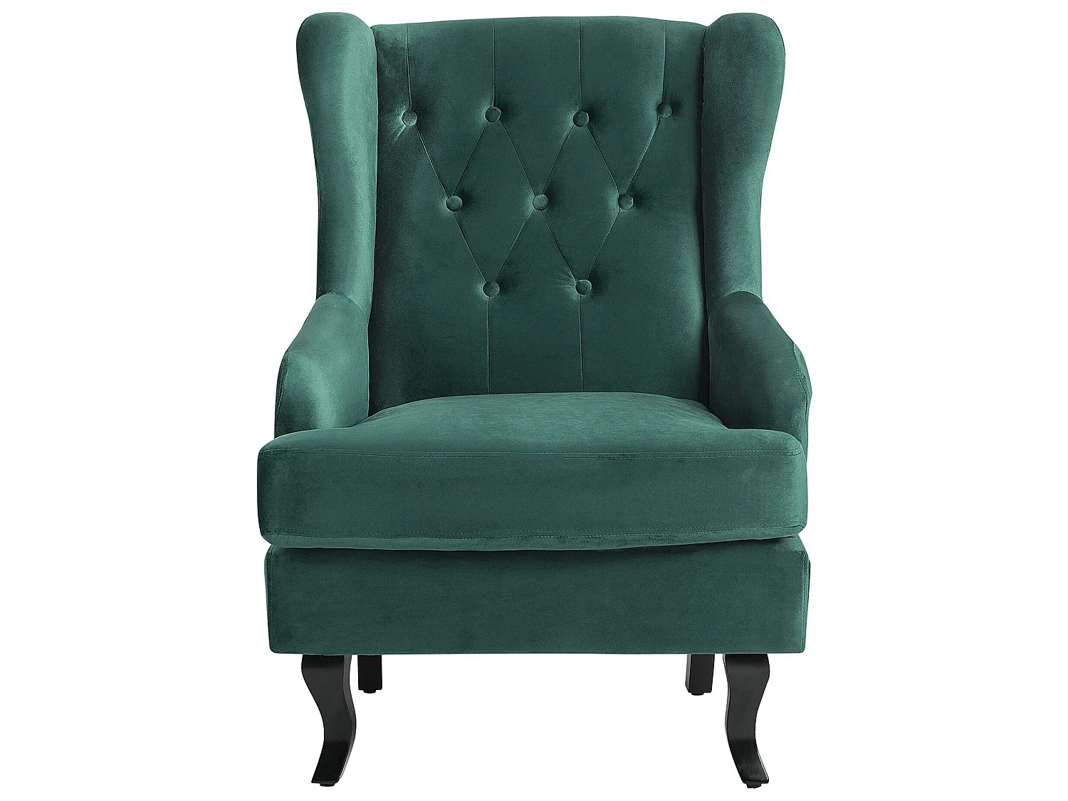 Fauteuil ALTA Velours Vert foncé