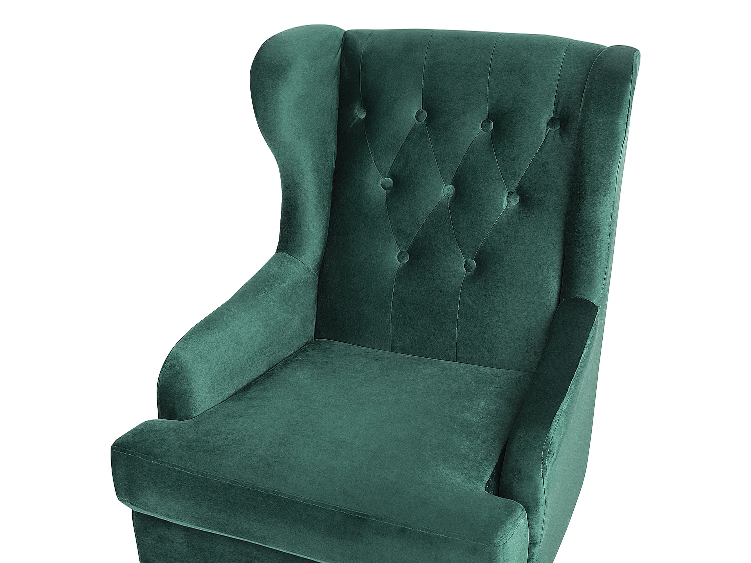 Fauteuil ALTA Velours Vert foncé