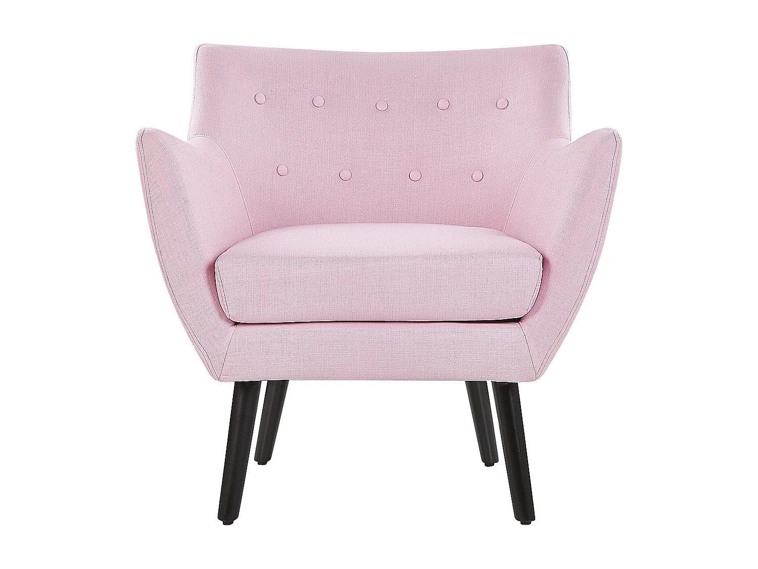 Poltrona DRAMMEN Tessuto Rosa