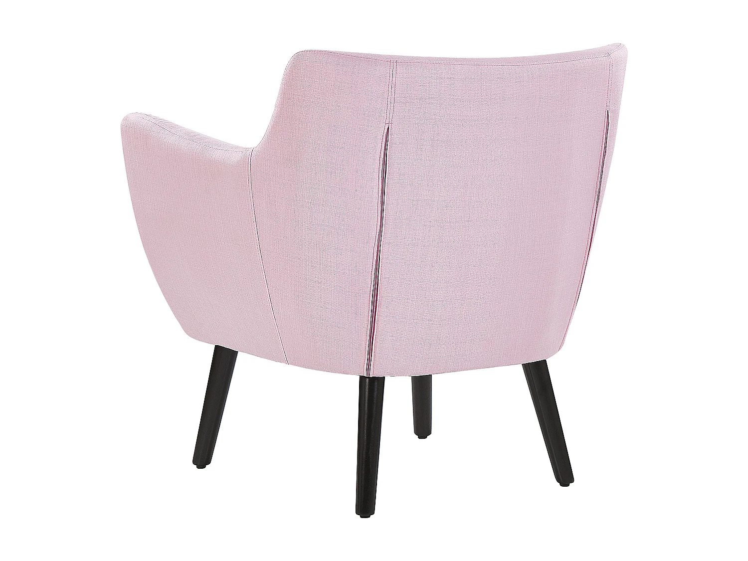 Poltrona DRAMMEN Tessuto Rosa