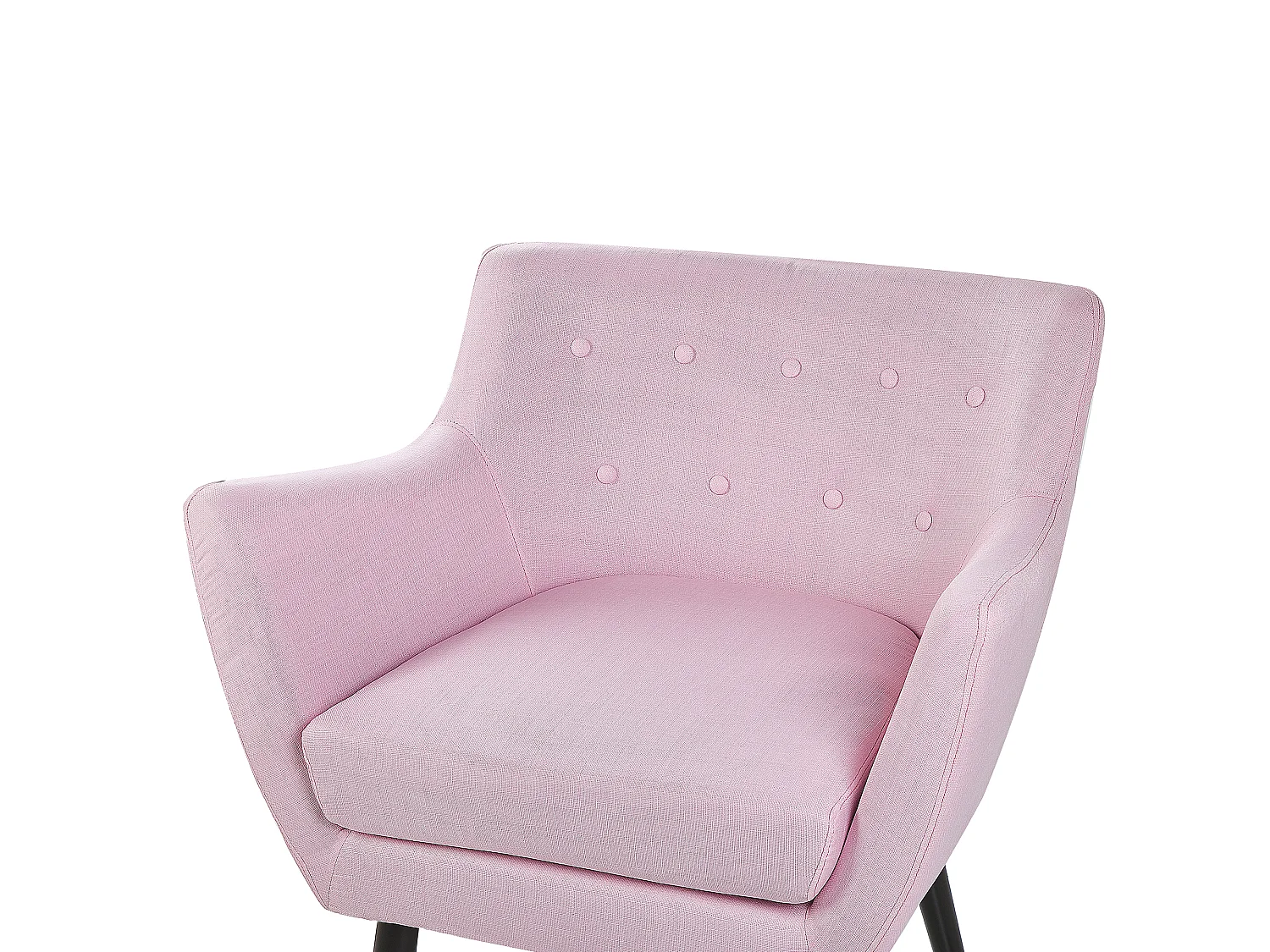 Poltrona DRAMMEN Tessuto Rosa