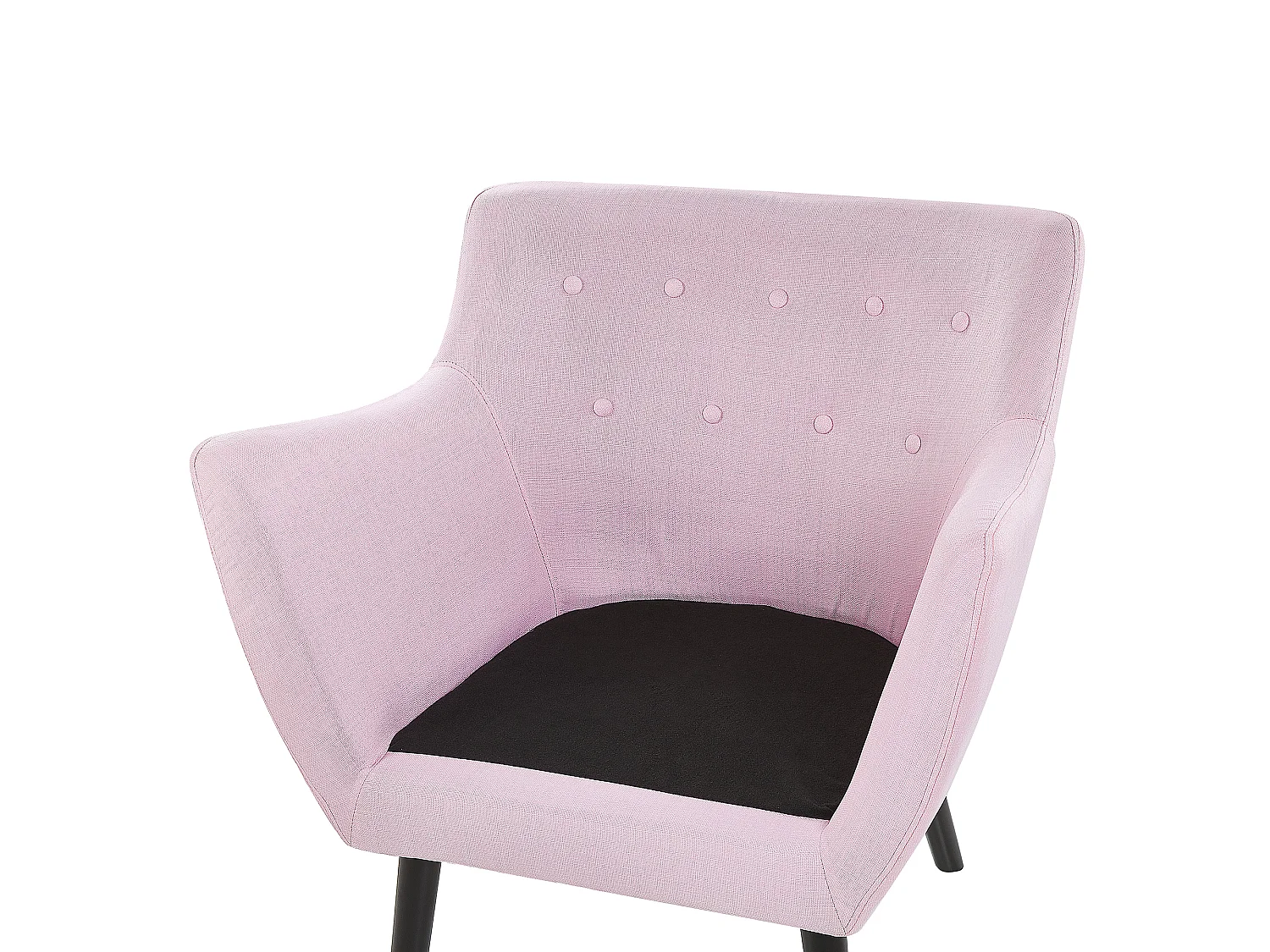 Poltrona DRAMMEN Tessuto Rosa