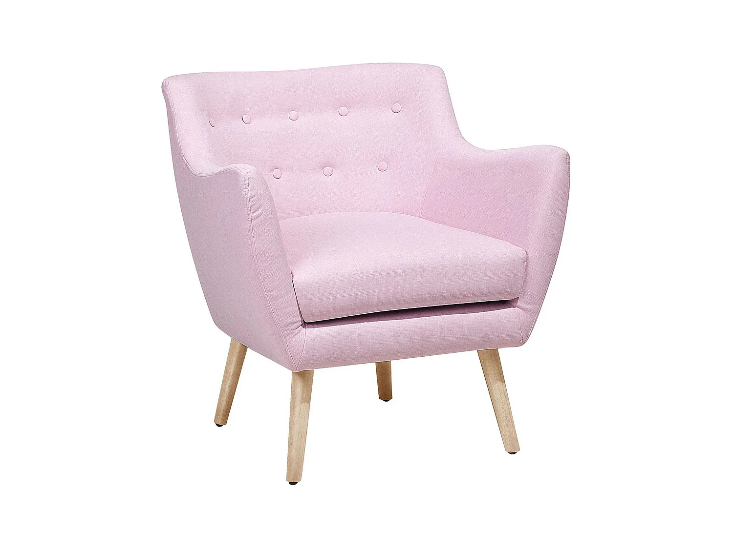Fauteuil DRAMMEN Tissu Rose