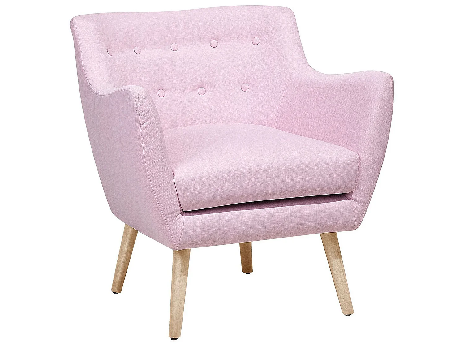 Fauteuil DRAMMEN Tissu Rose