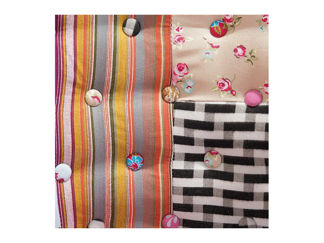 Fauteuil MANDAL Tissu Rose