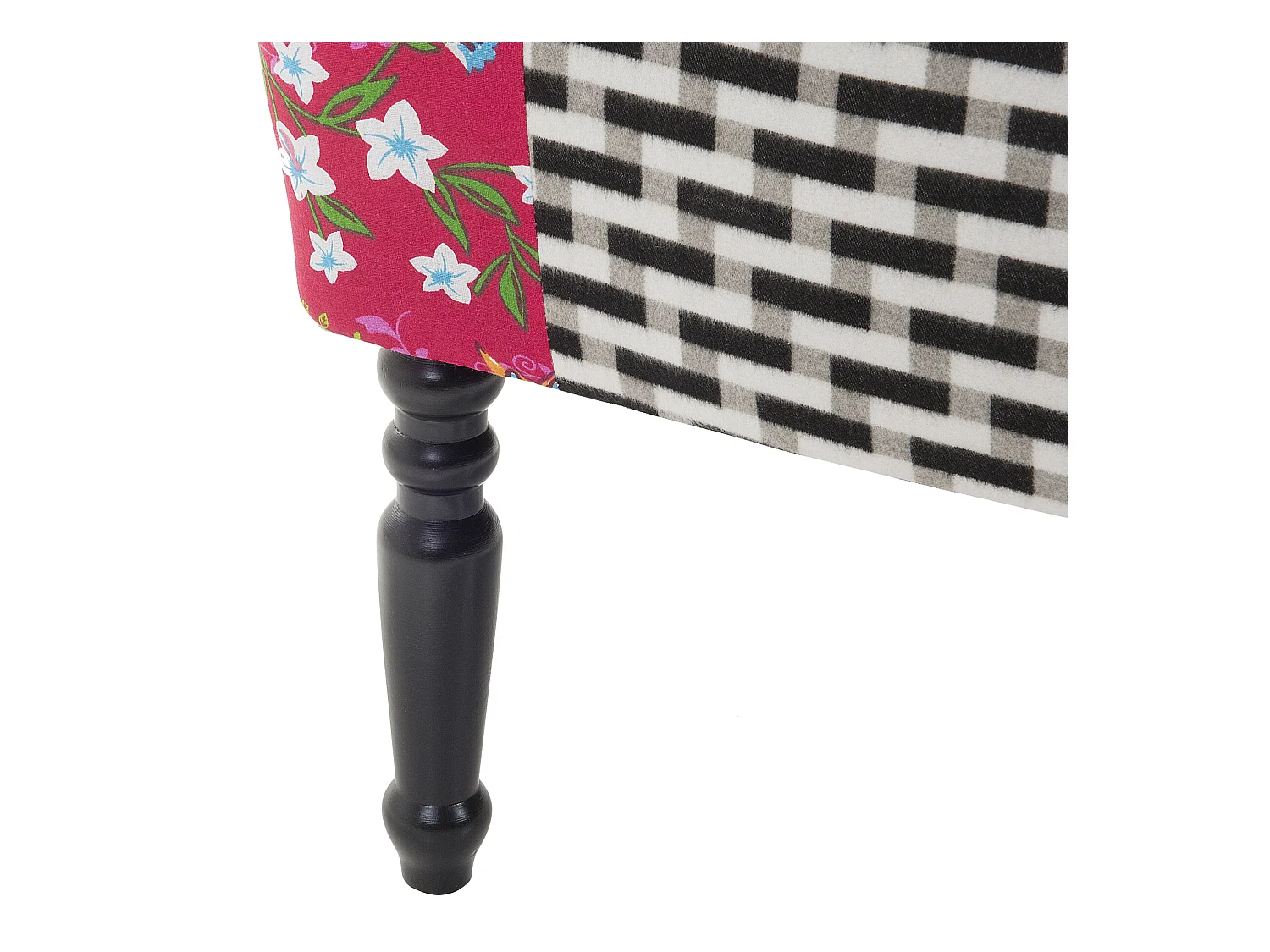 Fauteuil MANDAL Tissu Rose