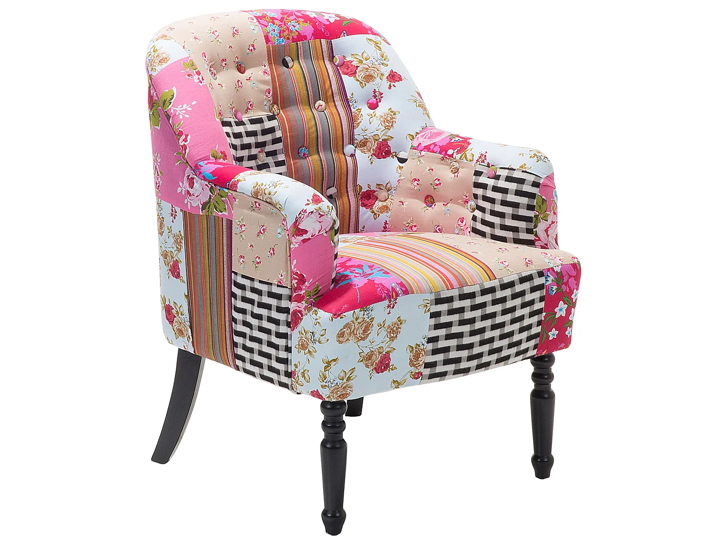Sillón MANDAL Tela Rosa