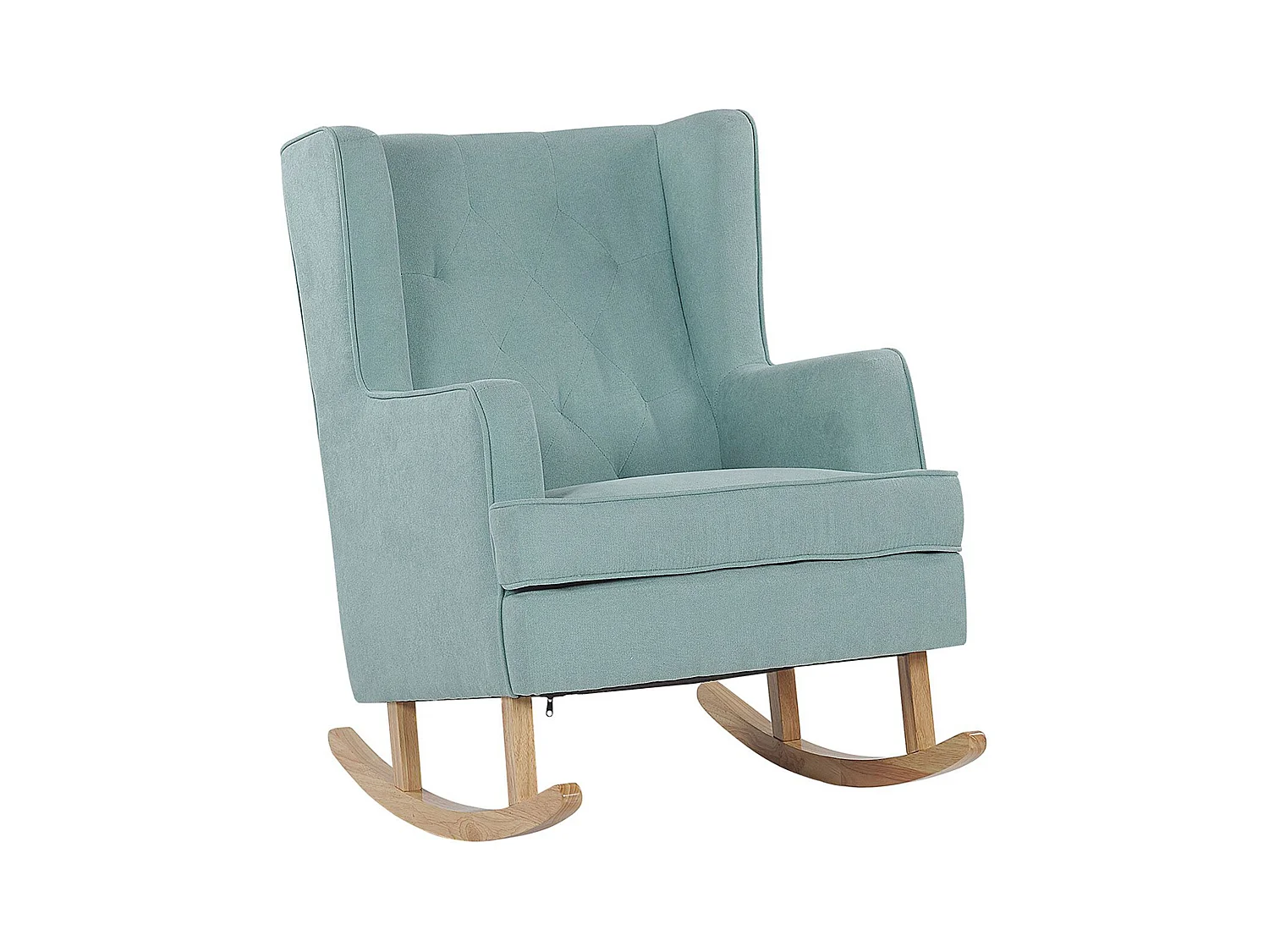 Fauteuil à bascule TRONDHEIM Tissu Vert menthe