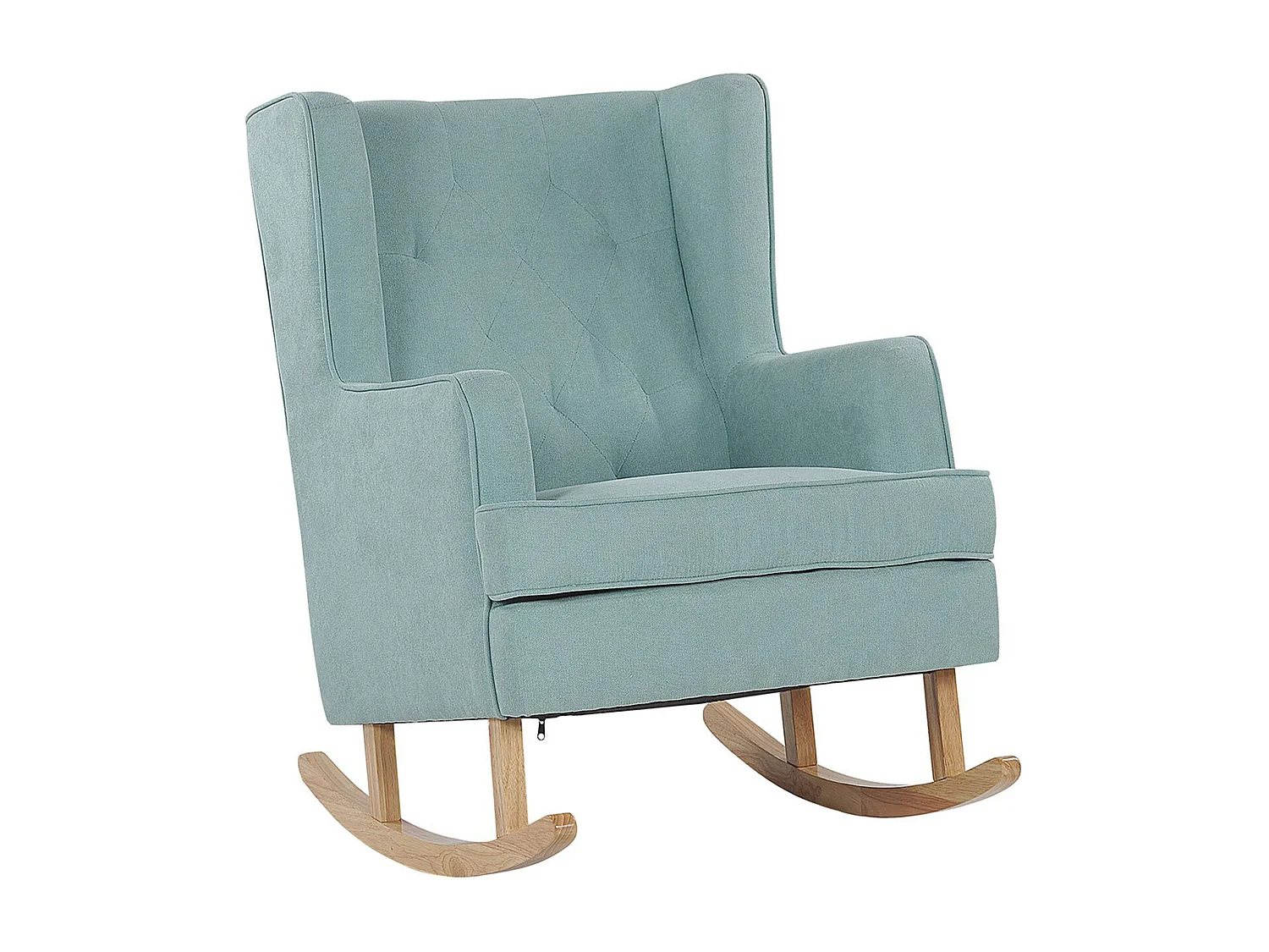 Fauteuil à bascule TRONDHEIM Tissu Vert menthe