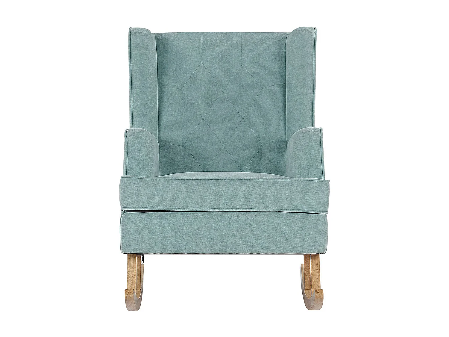 Fauteuil à bascule TRONDHEIM Tissu Vert menthe