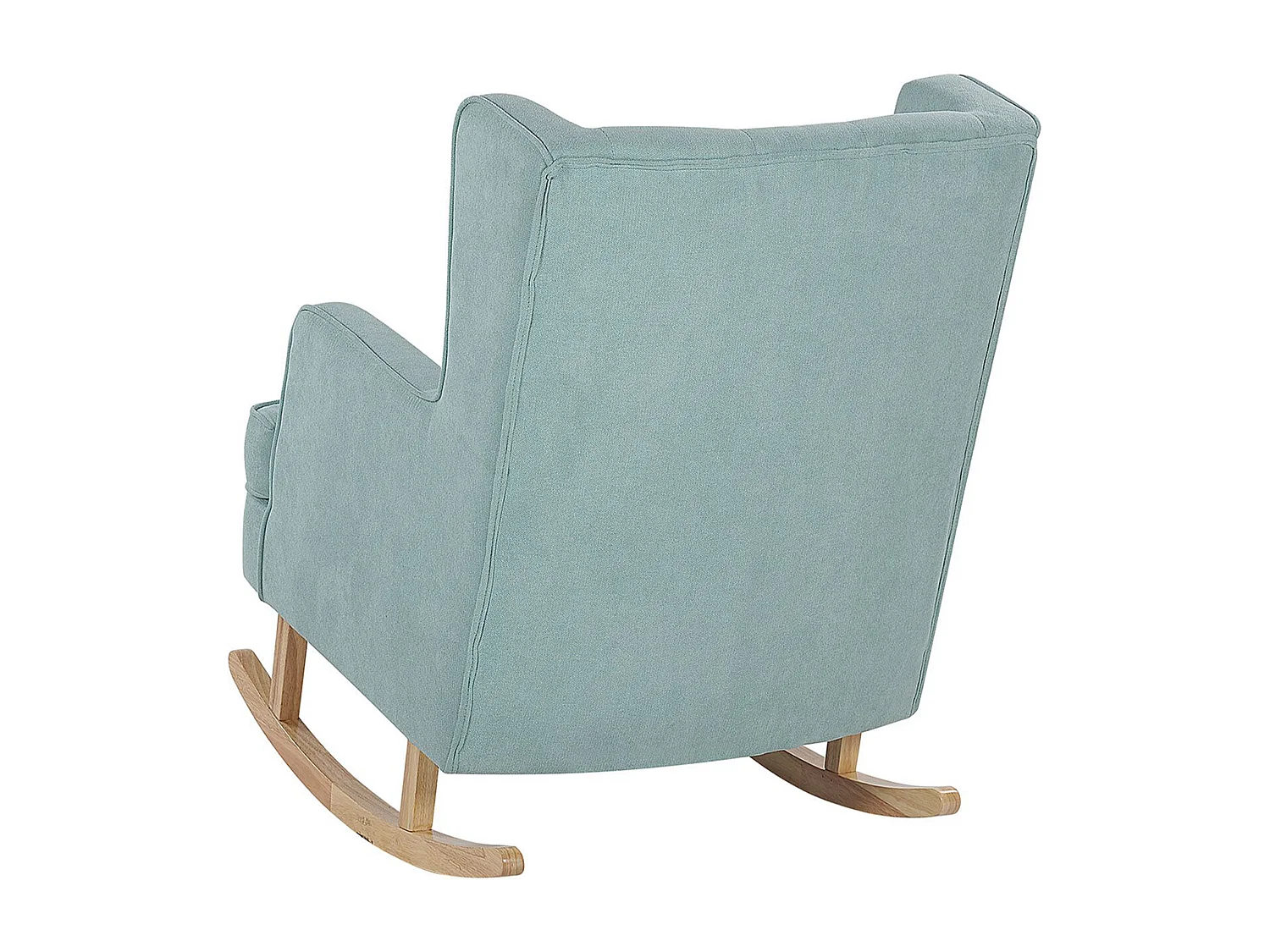 Fauteuil à bascule TRONDHEIM Tissu Vert menthe
