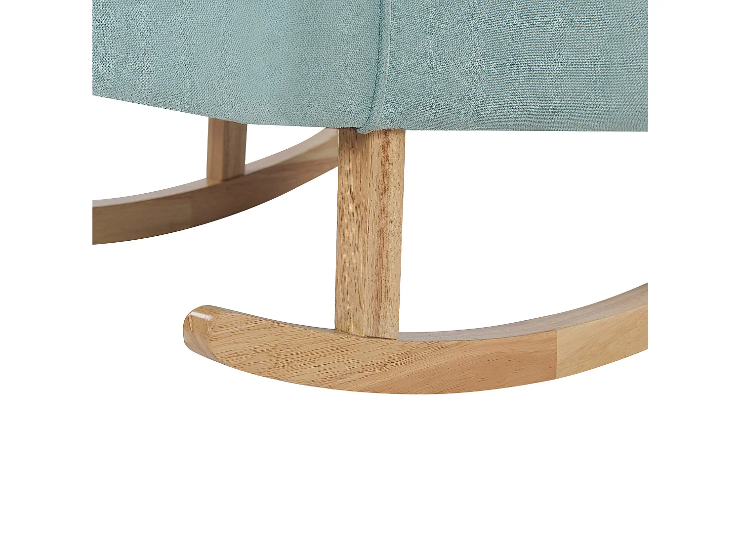 Fauteuil à bascule TRONDHEIM Tissu Vert menthe