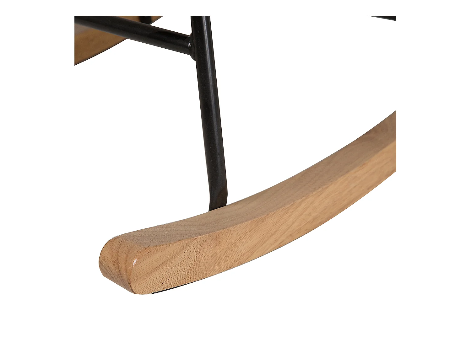 Moderner Schaukelsessel Samtstoff hellgrau Oxie