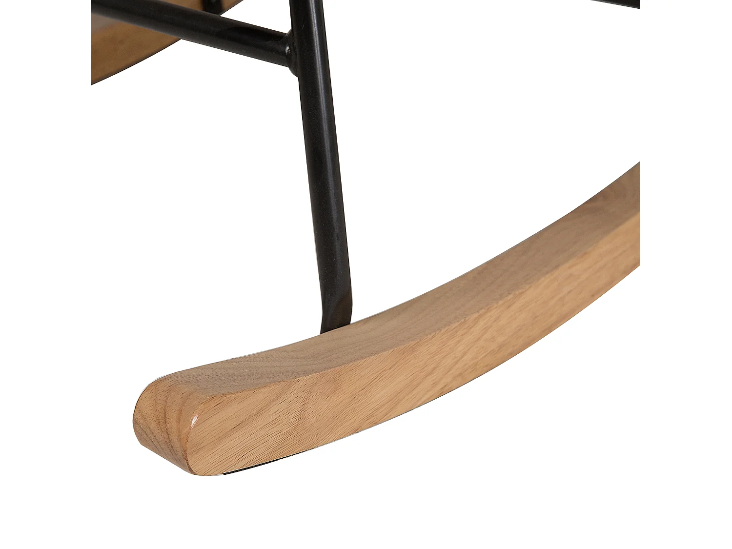 Schommelstoel OXIE Fluweel Lichtgrijs