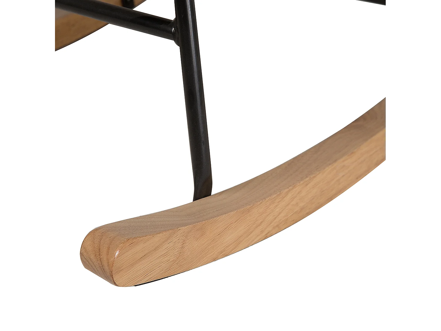 Schommelstoel OXIE Fluweel Lichtgrijs