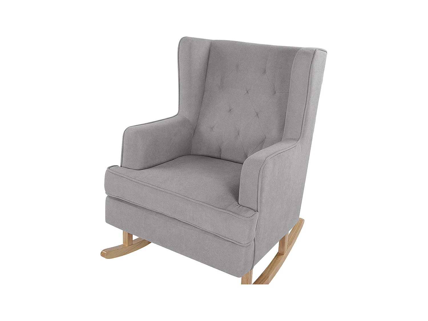 Fotel bujany TRONDHEIM Jasnoszary