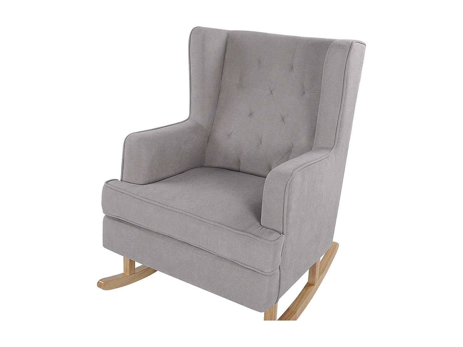 Fotel bujany TRONDHEIM Jasnoszary