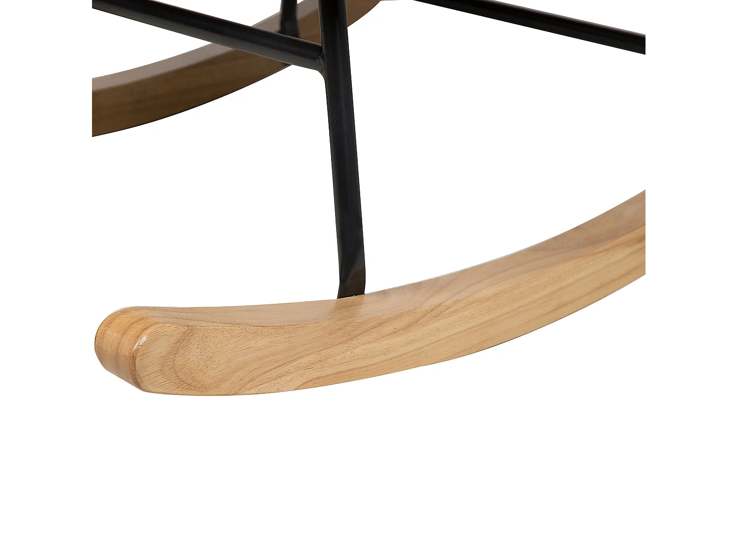 Moderner Schaukelsessel Samtstoff rosa Oxie