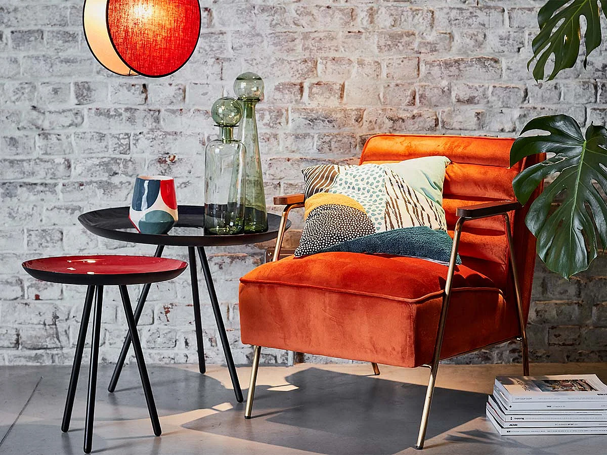 Fauteuil Hutch orange