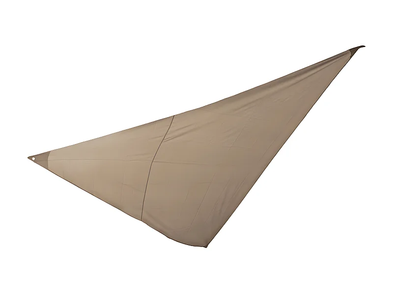 Voile D'ombrage Triangulaire 3x3x3m Taupe
