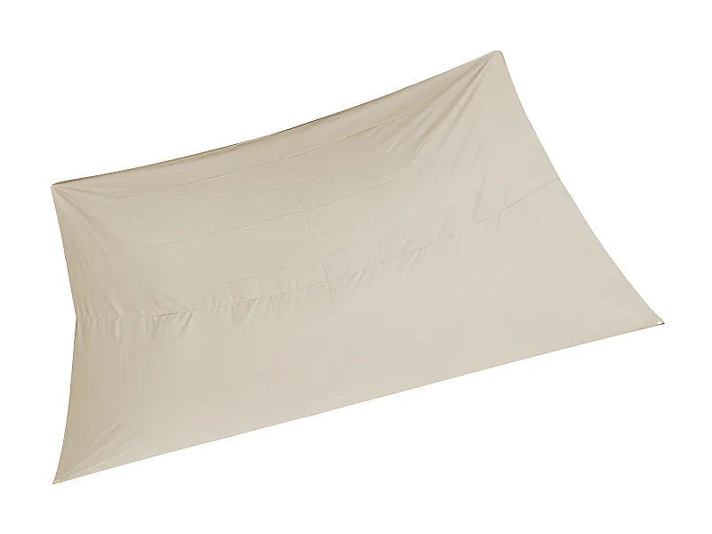 Voile D'ombrage Rectangle 2x3m Beige