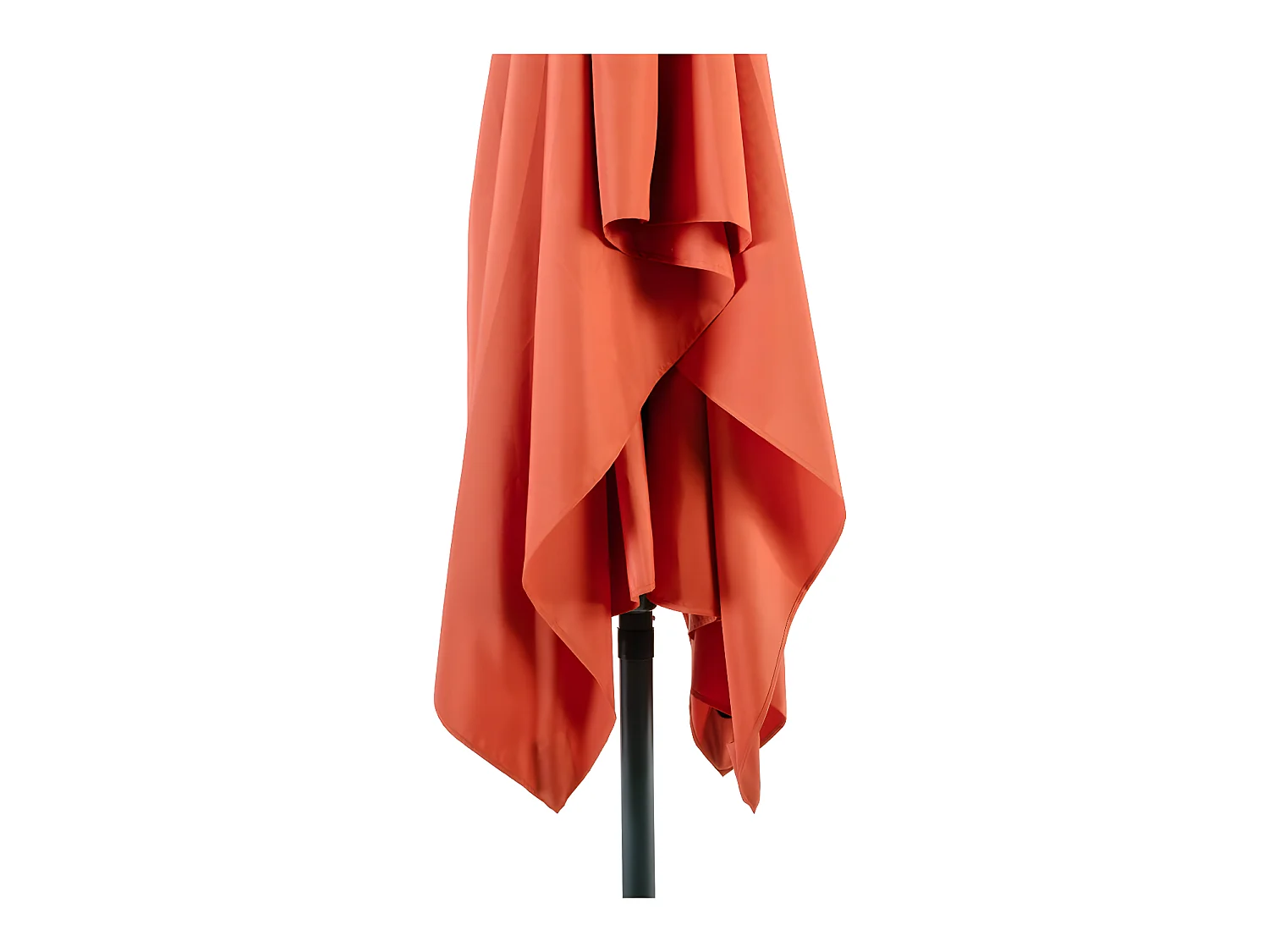 Parasol Rectangle Couleur Orange Brulée 2x3m