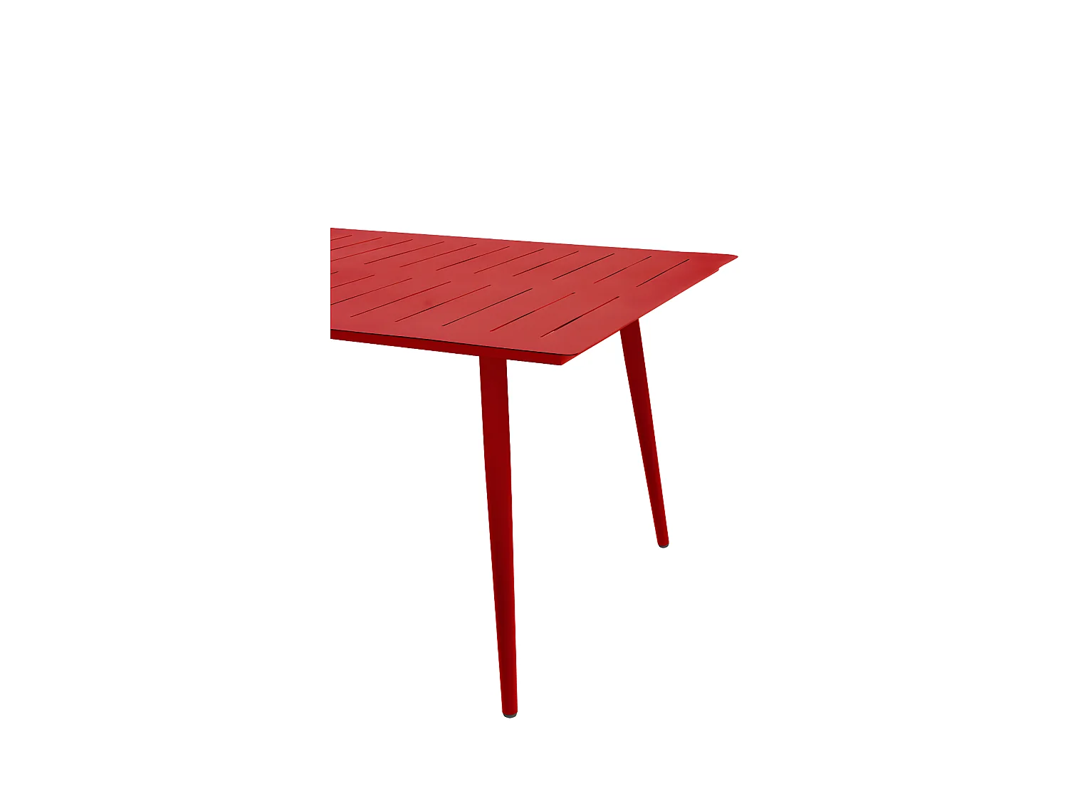 Table Rectangulaire En Aluminium Inari Coloris Piment