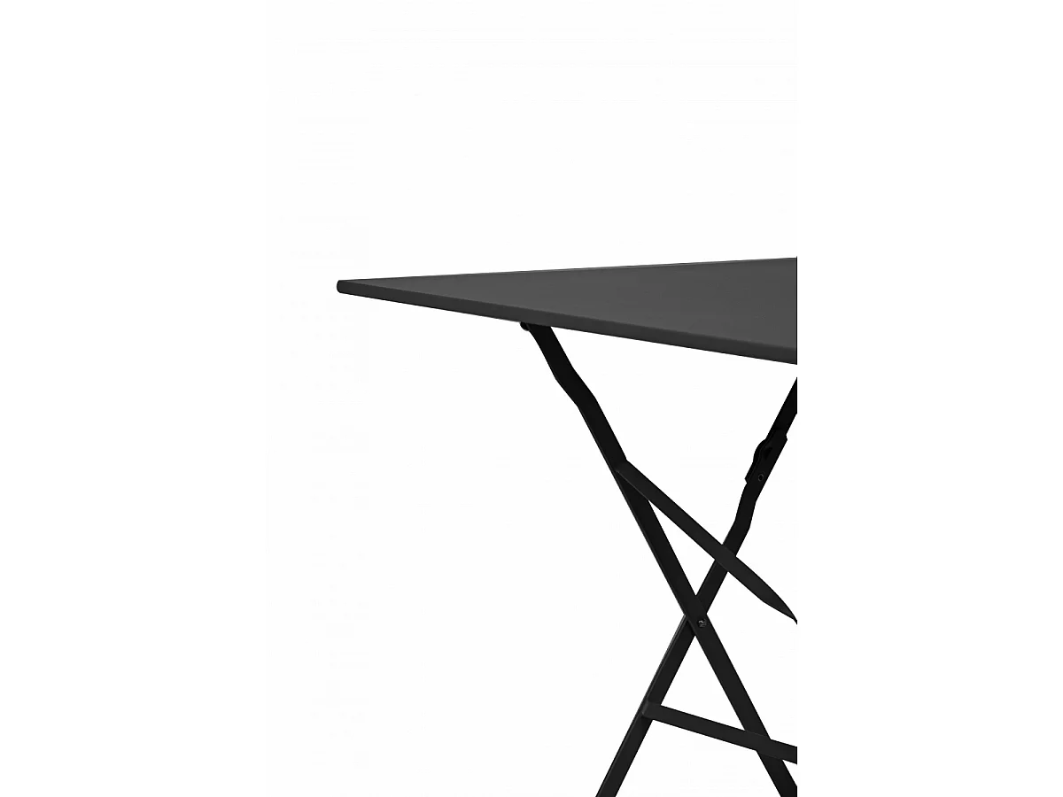 Table Pliante Bistro 70x70 Cm Graphite