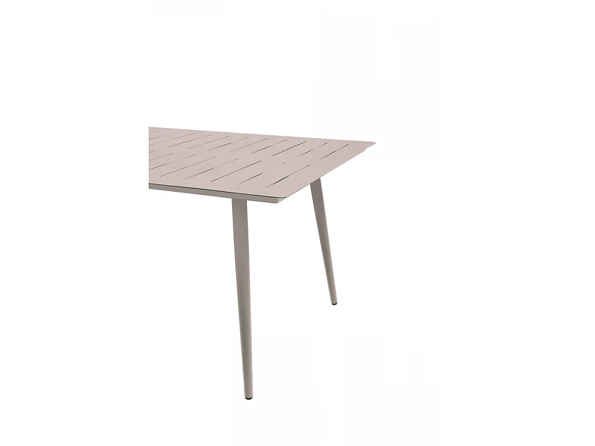 Table Rectangulaire En Aluminium Inari Coloris Muscade
