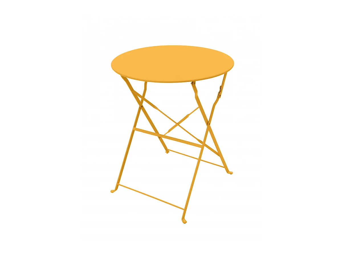 Table Pliante Bistro 60 Cm Jaune Solaire