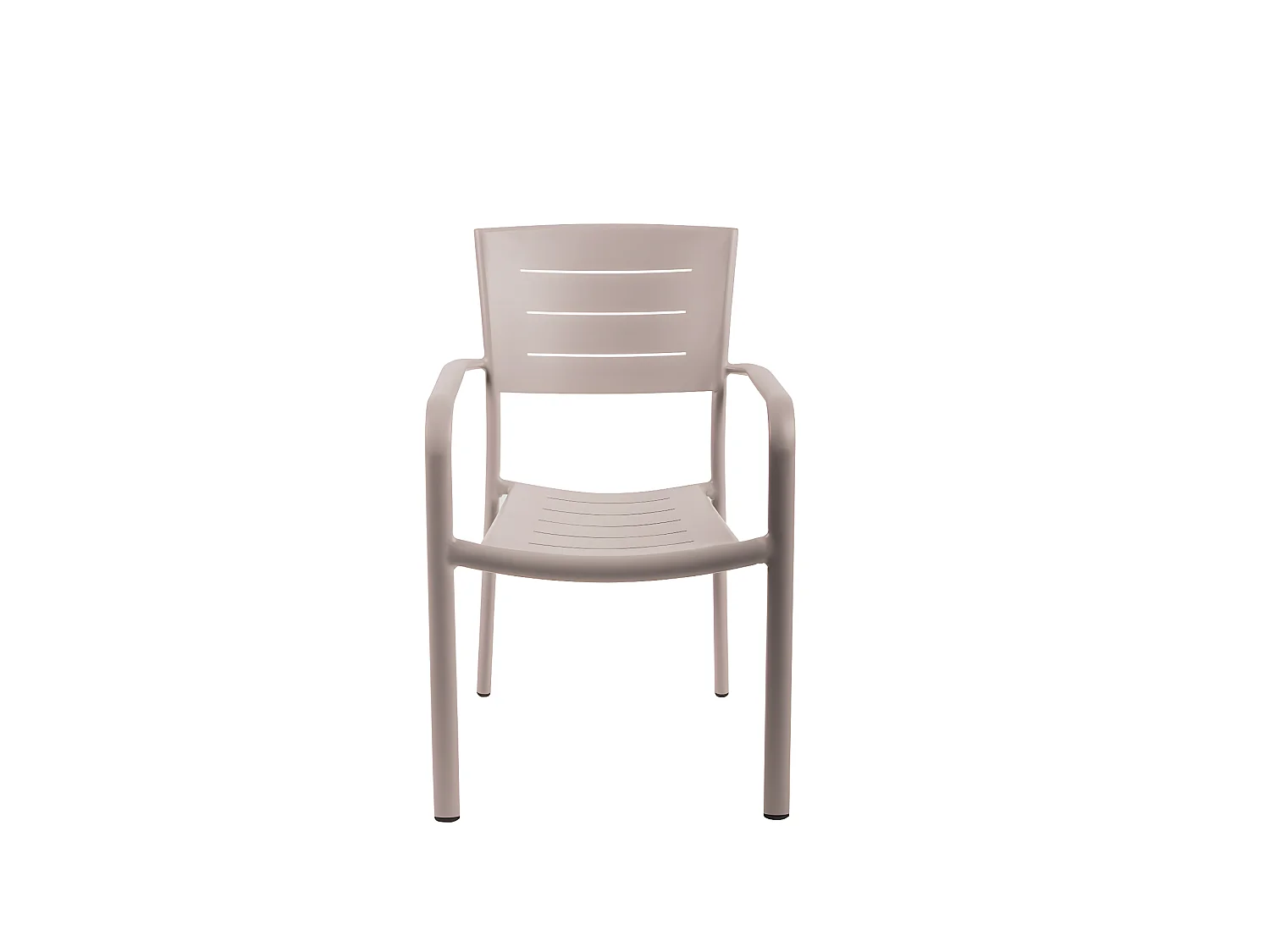 Lot De 4 Fauteuils Empilables Inari Coloris Muscade