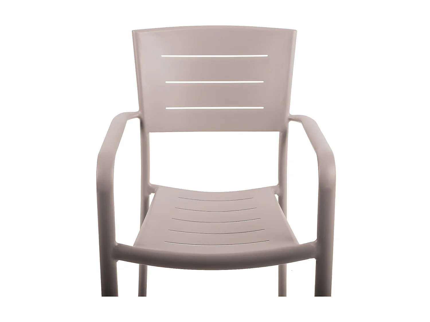 Lot De 4 Fauteuils Empilables Inari Coloris Muscade