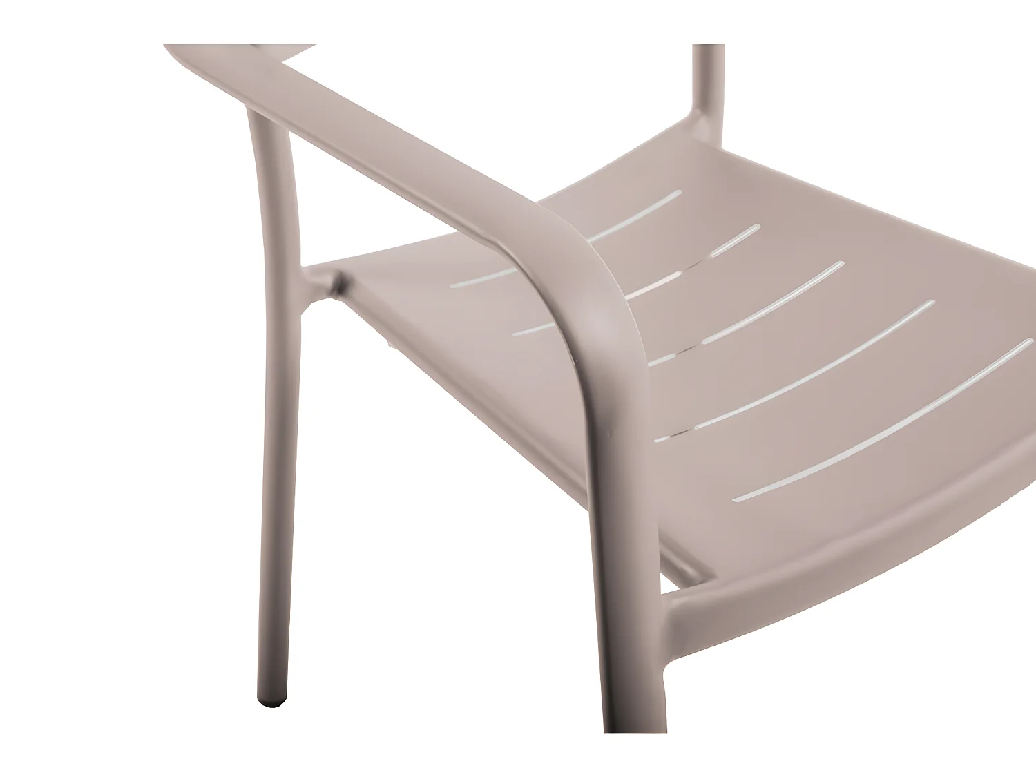 Lot De 4 Fauteuils Empilables Inari Coloris Muscade