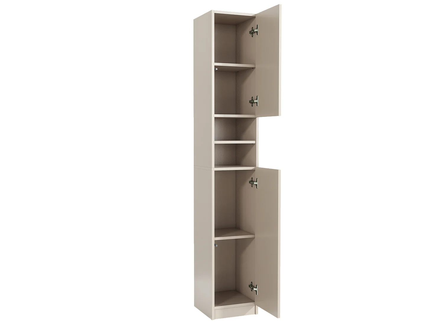 Colonne de salle de bain 2 portes, Armoire de rangement, Meuble vertical, Gain de place, Colonne de salle de bain, Cachemire 30x180x31 cm
