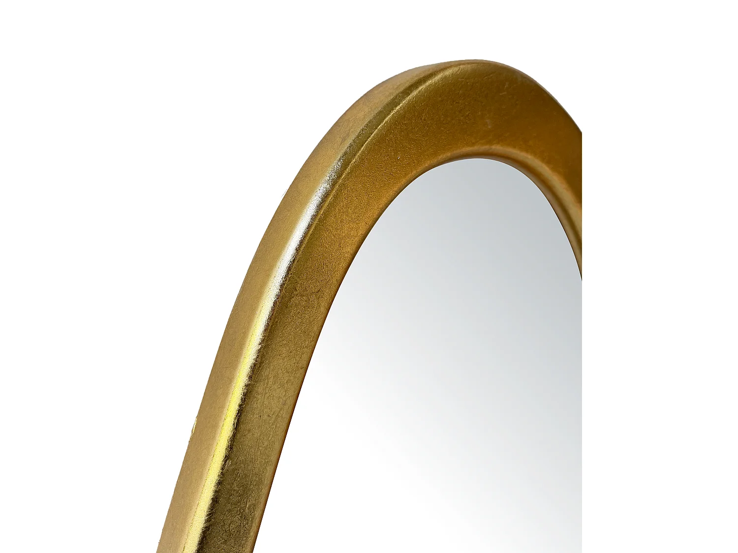 Miroir organique doré 65x120cm
