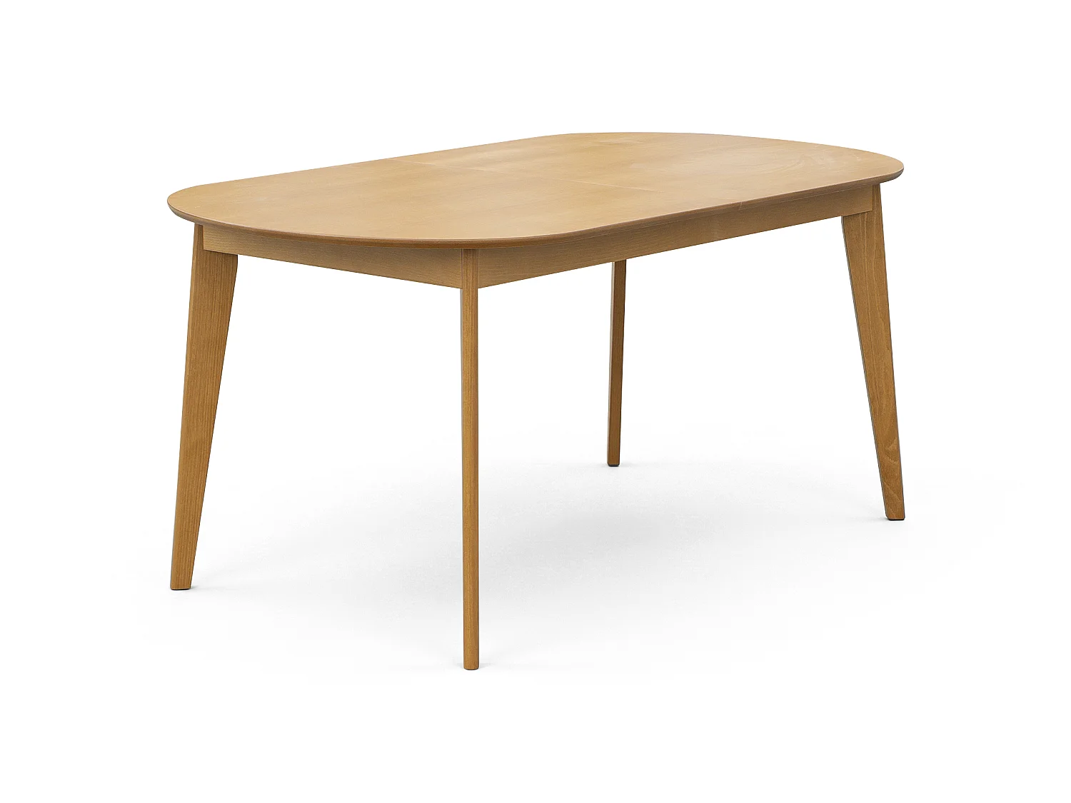 Zestaw: stół 160–210 cm i 6 krzeseł, dąb rustykalny – OLMO