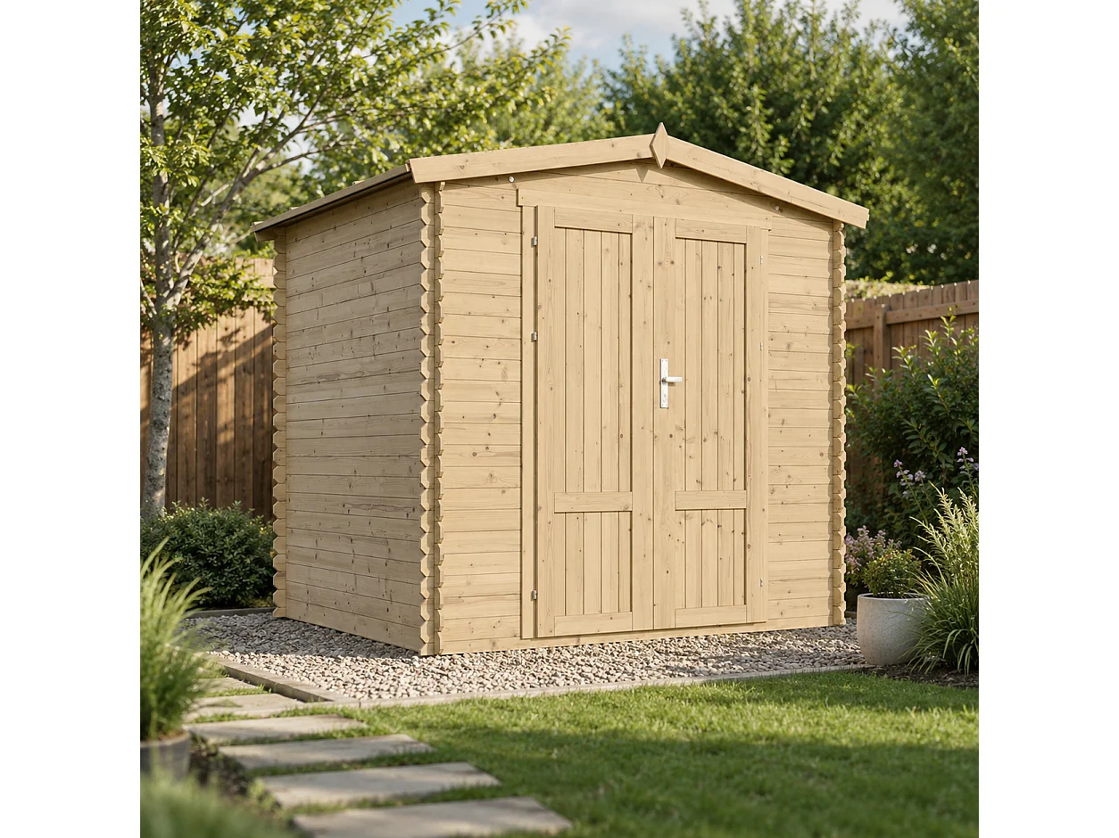 Houten Tuinhuis zonder Vloer -  4.33 m² / 226x236xH218 cm - M369F1