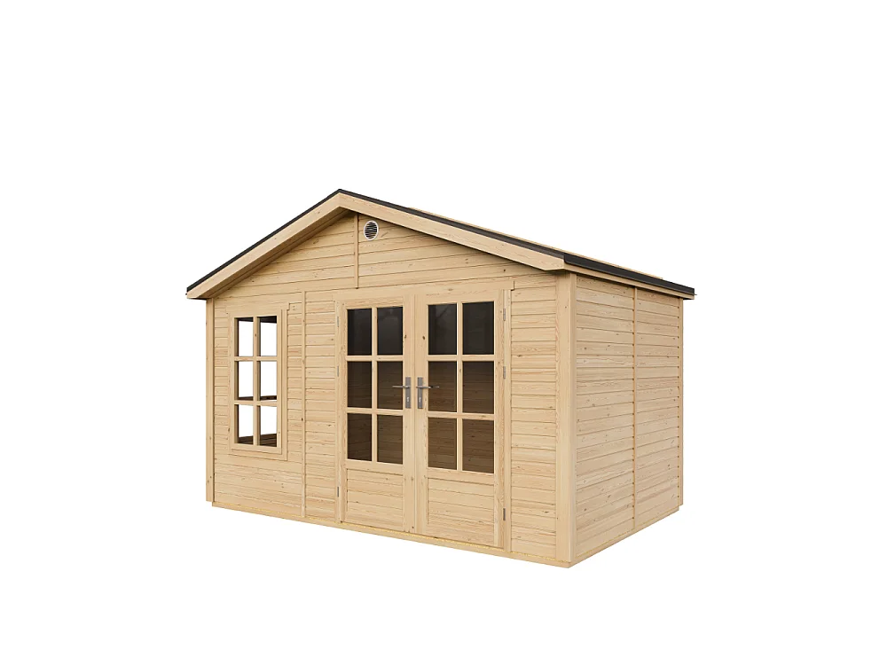 Houten tuinhuis - 8.88 m² / 276x382xH267 cm - M734A
