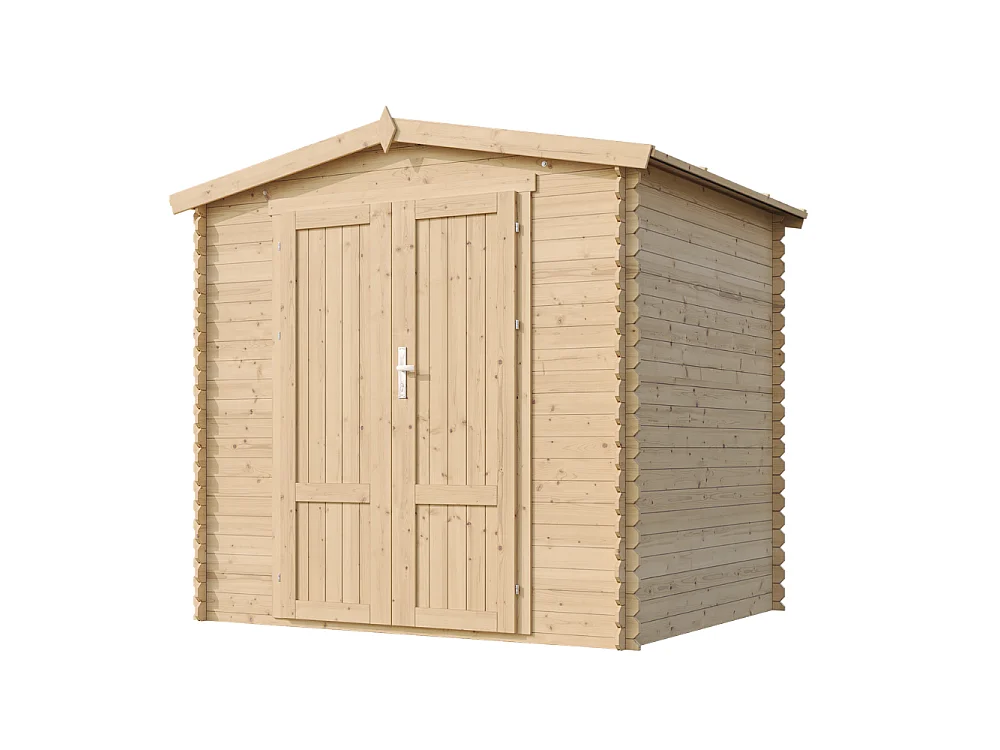Houten Tuinhuis met Geïmpregneerde Houten Vloer -  4.33 m² / 226x236xH224 cm - M369F1+M369G