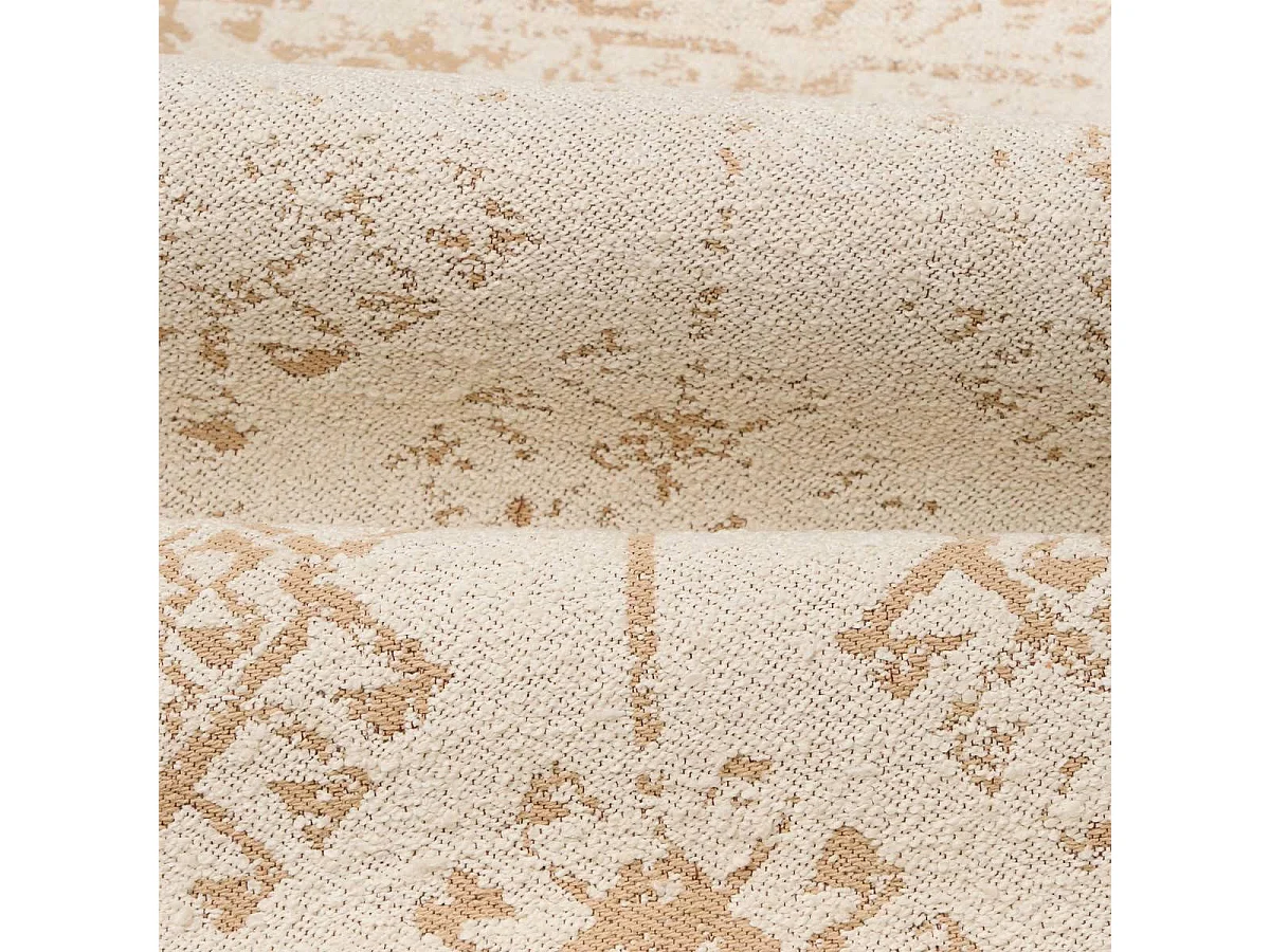 Tapis à Motifs Tissés "Ozel" 120x170cm Beige