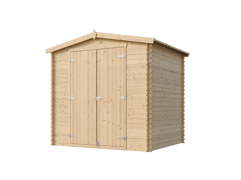 Houten Tuinhuis met Geïmpregneerde Houten Vloer -  4.33 m² / 226x236xH224 cm - M369C1+M369G